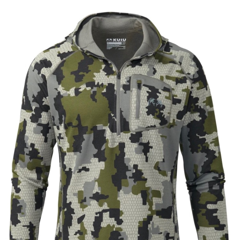 KUIU PRO MERINO 200 ZIP-T HOODIE
